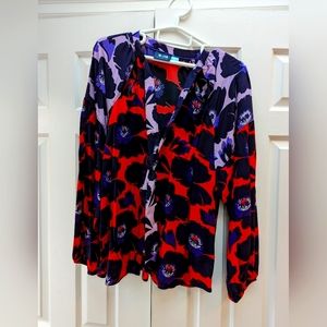 Anthropologie silk blouse